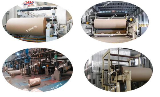5200mm Kraftpapier Machine 600m/Min Wood Pulp van de Papierfabriekinstallatie