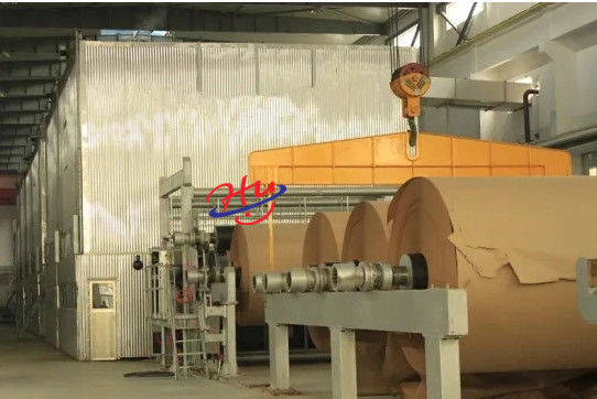 Het Document die van 50T/D Testliner Kraftpapier Machine maken die Volledige Automatische 2800mm recycleren